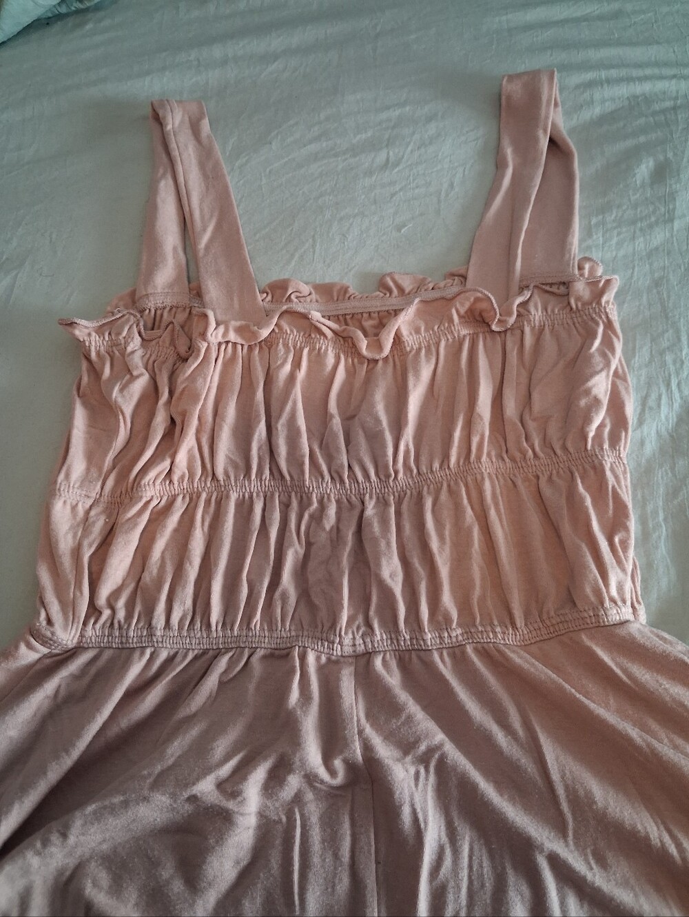 Reformation Dusty Rose Ruffled-Strap Maxi Dress - Picture 5 of 7